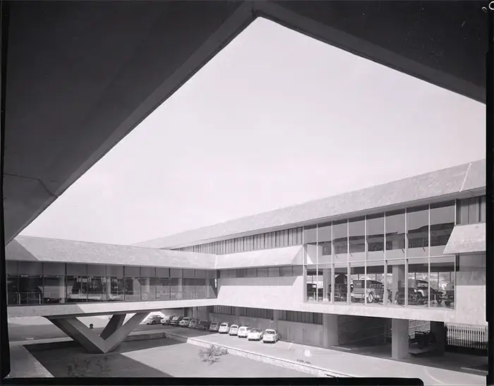 L’edificio del museo fotografato da Paolo Monti nel 1961.