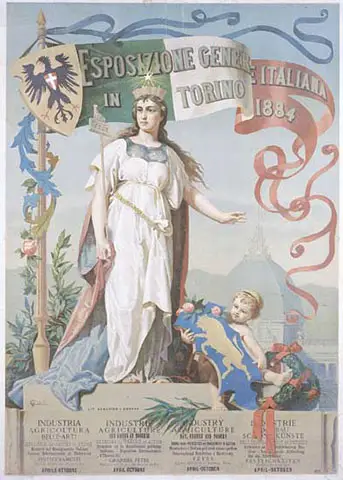 Manifesto dell’Esposizione Generale Italiana in Torino del 1884