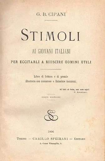 Frontespizio del volume 
