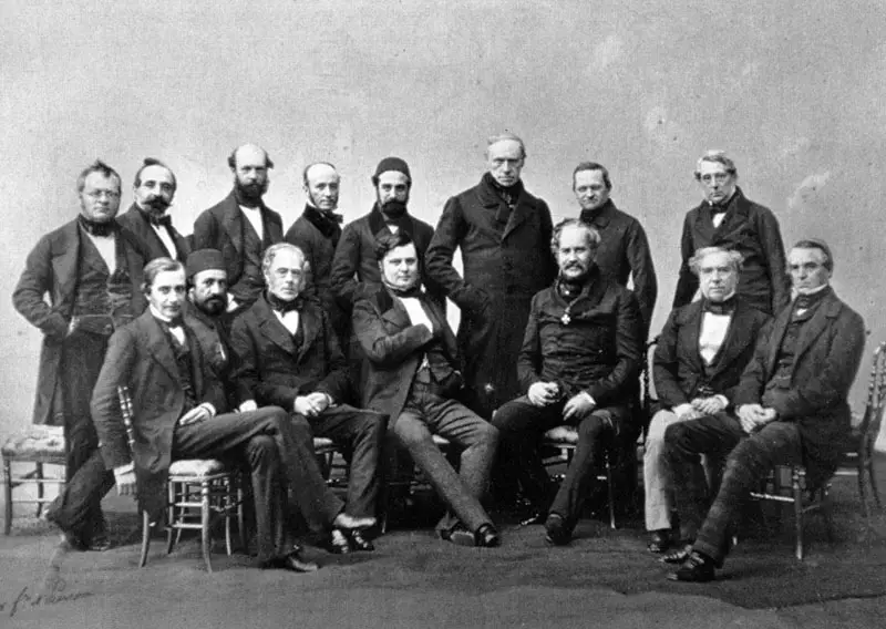 Dopo la guerra di Crimea, nel 1856 Cavour a Parigi per il Trattato di pace