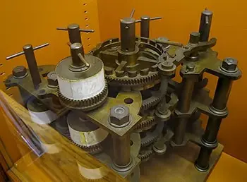 Parte della macchina differenziale di Charles Babbage