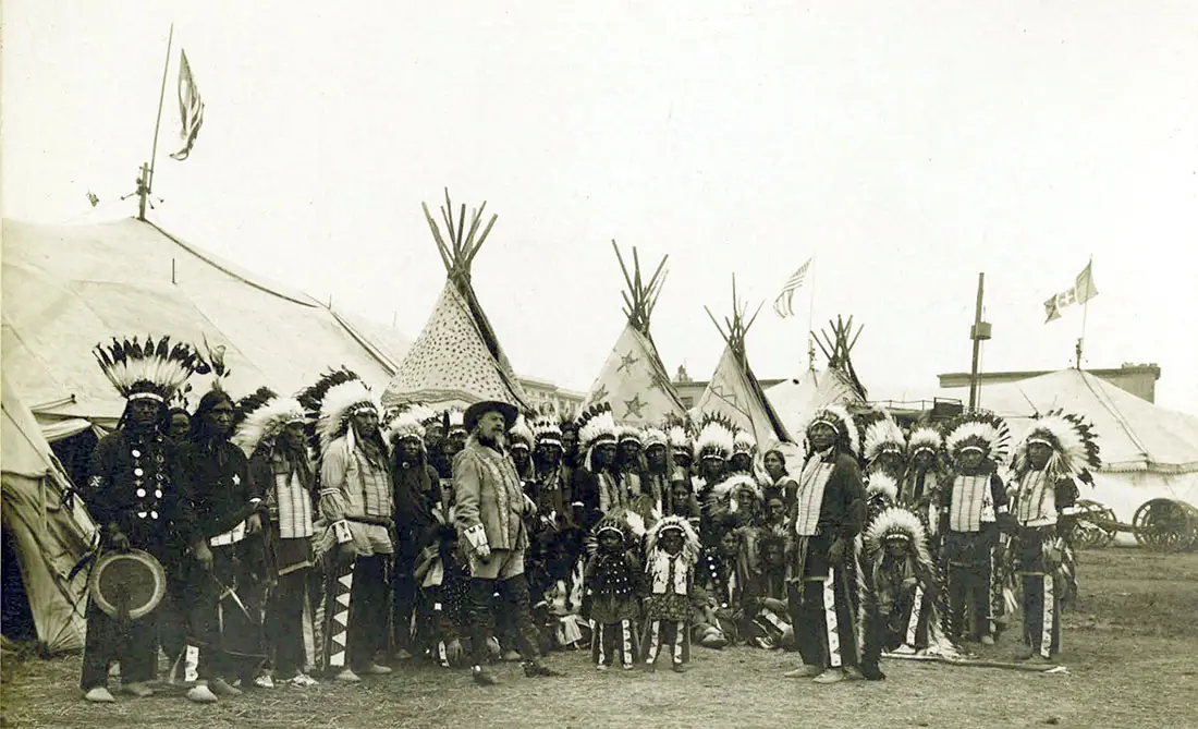 “Buffalo Bill’s Wild West Show”, 1890, Roma.