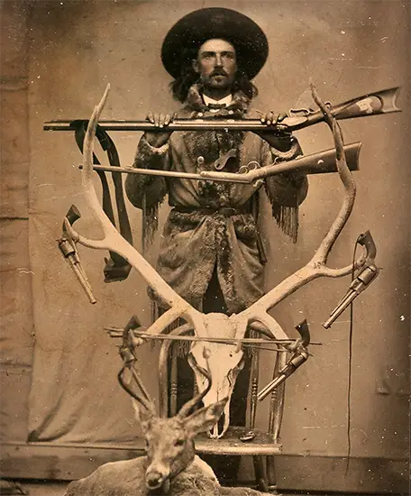 Un giovane Buffalo Bill nel 1871.