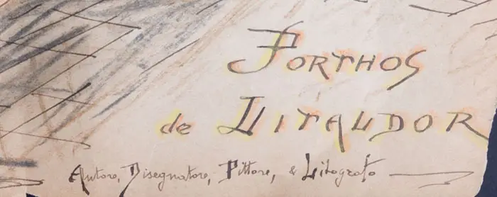 Firma dell'autore del manoscritto misterioso.