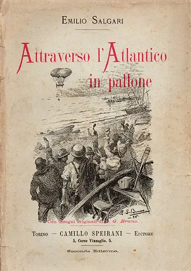 Copertina del romanzo di Emilio Salgari