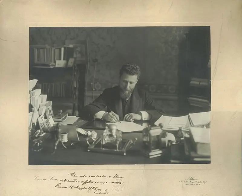 Carlo Schanzer nel 1908, ministro. © Museo Casa Galimberti del Comune di Cuneo