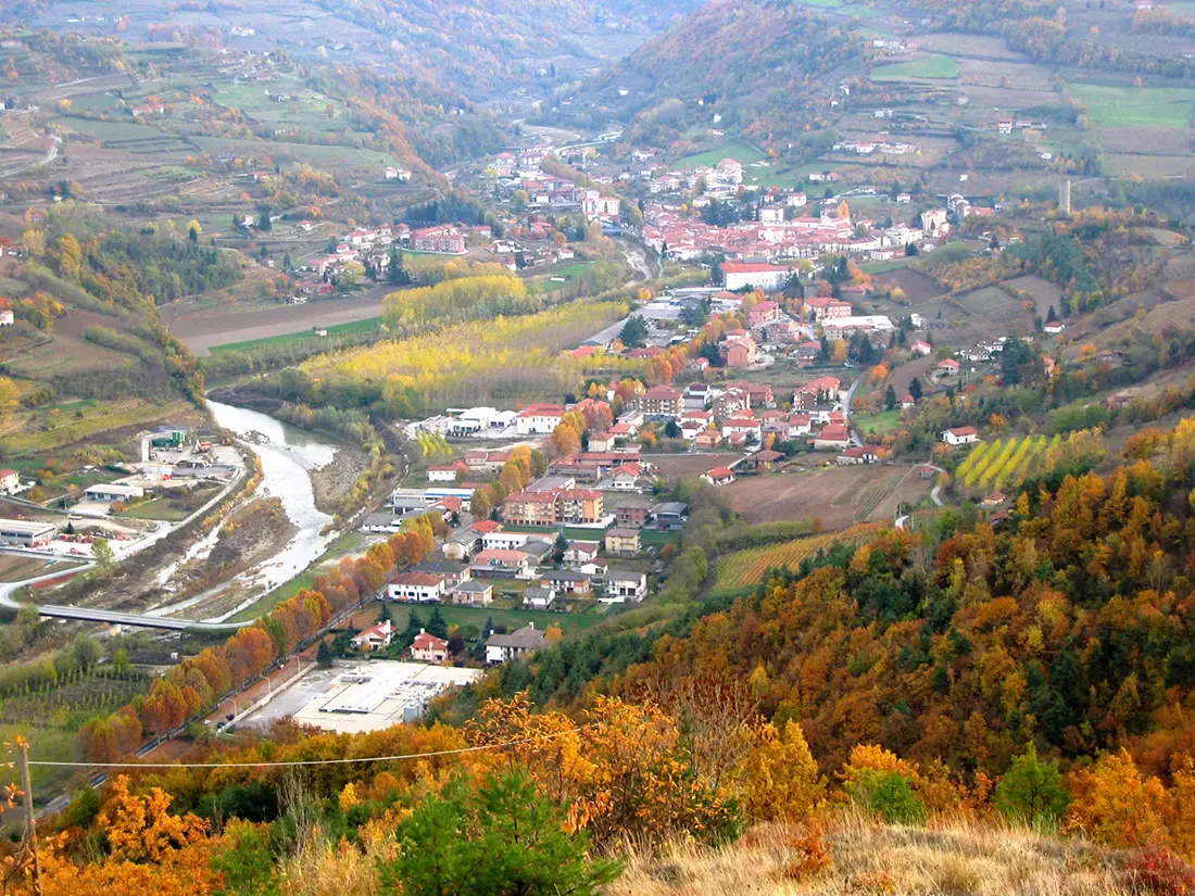Veduta di Cortemilia.