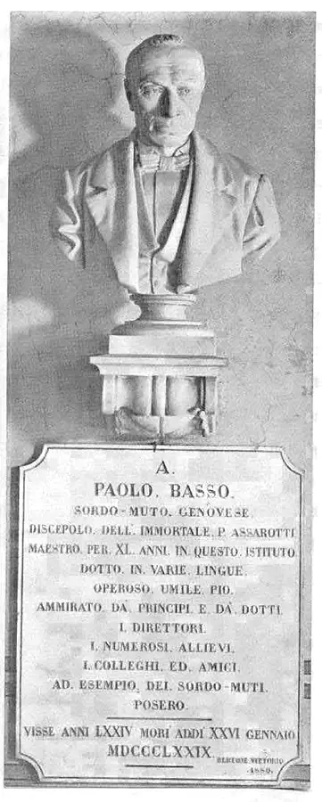 Monumento e targa dedicati a Paolo Basso.