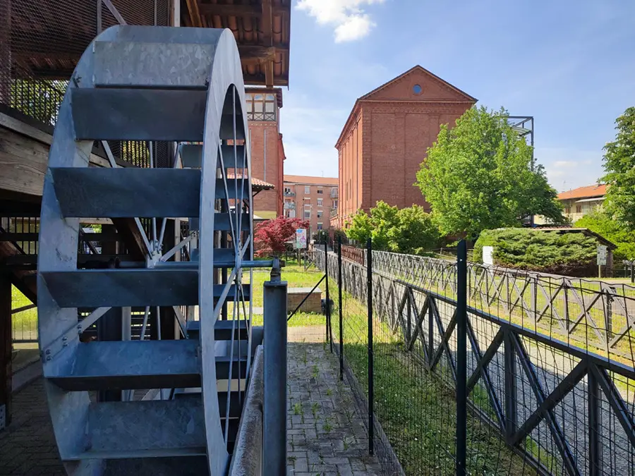 Vista del complesso del Mulino Nuovo di Settimo Torinese che ospita oggi l'Ecomuseo del Freidano (foto di Marianna Sasanelli).