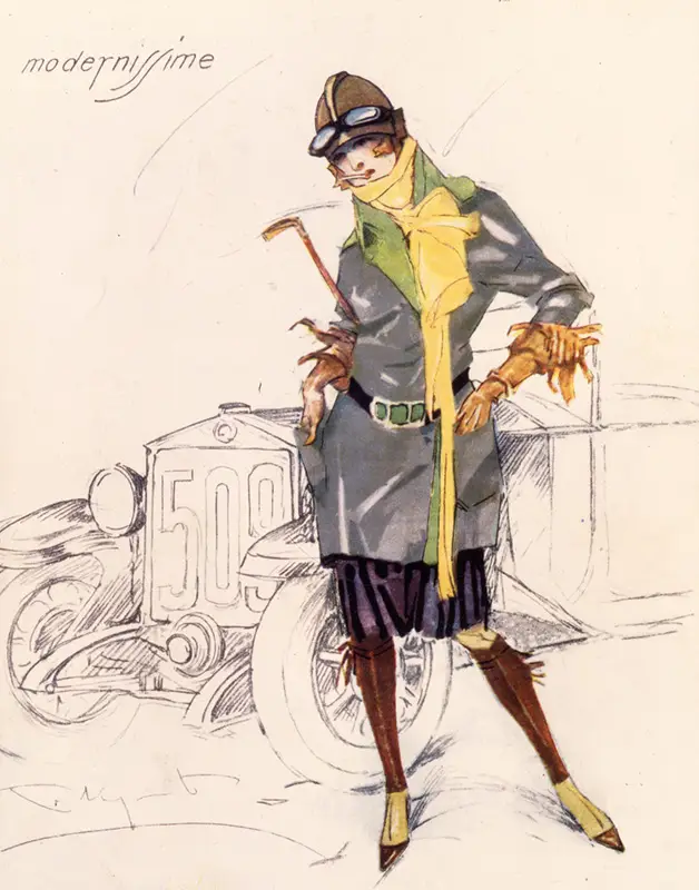 Immagini pubblicitarie della Fiat 509 del 1926 (© A.S.F.).
