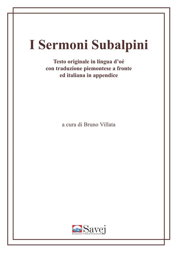 Copertina I Sermoni Subalpini